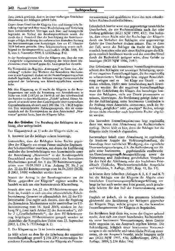 Vorschauseite 5: Zur Anwendbarkeit des sog. Besonderen Mechanismus