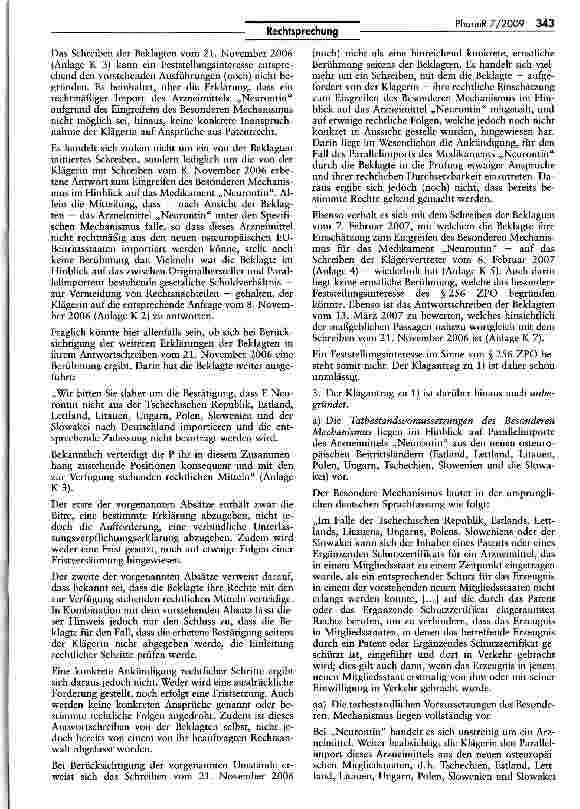 Vorschauseite 6: Zur Anwendbarkeit des sog. Besonderen Mechanismus