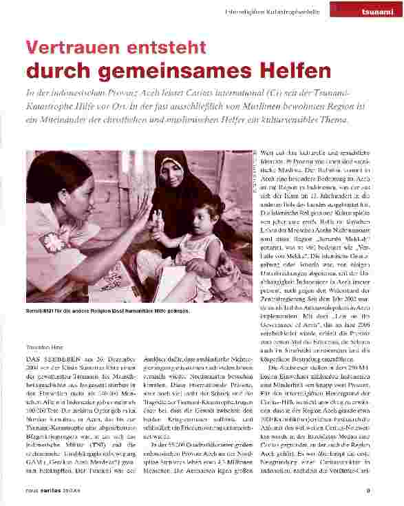 Vorschauseite 1: Vertrauen entsteht durch gemeinsames Helfen