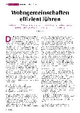 Vorschauseite 1: Wohngemeinschaften effizient führen