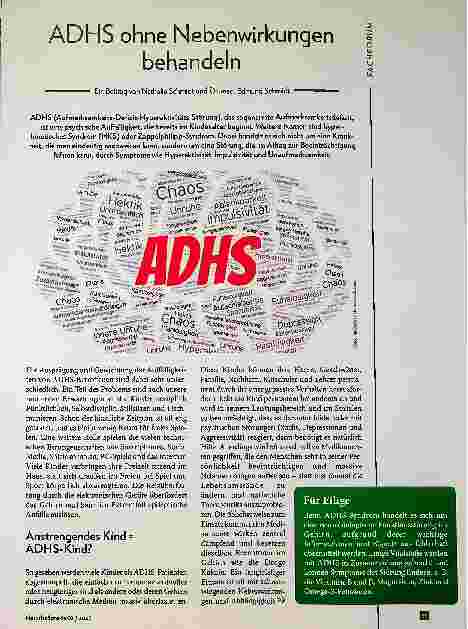 Vorschauseite 1: ADHS ohne Nebenwirkungen behandeln