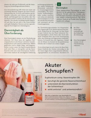 Vorschauseite 2: Zurück zur Mitte Darmdetox zwischen Tradition und moderner Molekularbiologie