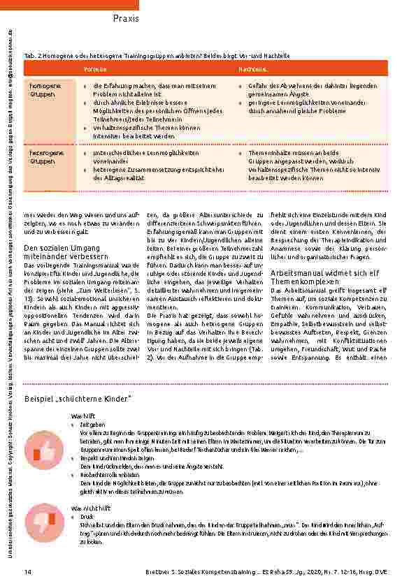 Vorschauseite 3: Fertigkeiten in der Gruppe entwickeln, trainieren und festigen.