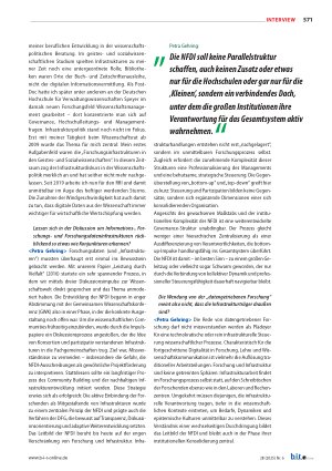 Vorschauseite 3: Infrastrukturen als Orte der Entscheidung und Ermöglichung. Die NFDI auf dem Prüfstand