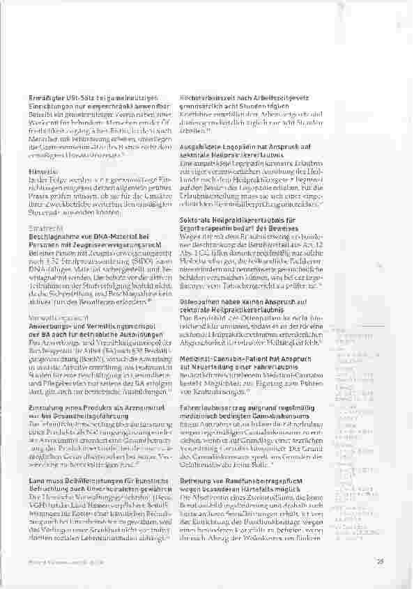 Vorschauseite 2: Corrected: Neues aus der Rechtsprechung