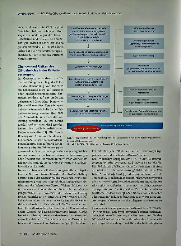 Vorschauseite 2: pallOLU.de: Datenbank zum Off-Label-Einsatz von Arzneimitteln in der Palliativmedizin