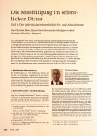 Vorschauseite 1: Die Missbilligung im öffentlichen Dienst Teil 1: Die individualarbeitsrechtliche Erund Abmahnung