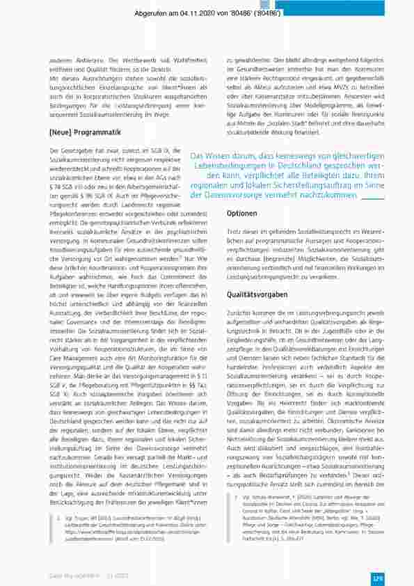 Vorschauseite 2: Sozialraumorientierung im Sozialrecht