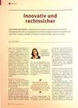 Vorschauseite 1: Innovativ und rechtssicher
