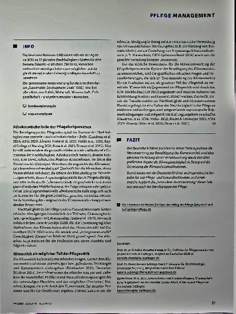 Vorschauseite 3: Klima und Nachhaltigkeit: Lasten verteilen