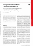 Vorschauseite 1: Kompetenzen erheben, Lernbedarf ermitteln.