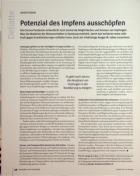 Vorschauseite 1: Potenzial des Impfens ausschöpfen