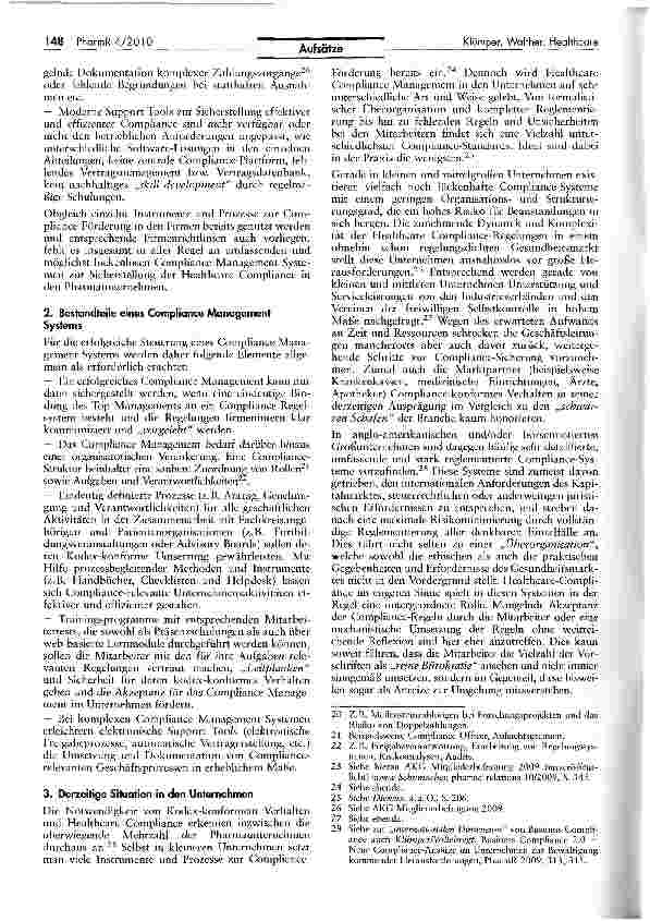 Vorschauseite 4: Audilierung und Zertifizierung von Pharmaunternehmen im Bereich Healthcare Compliance. Konzept und Chance eines innovativen Compliance-Ansatzes