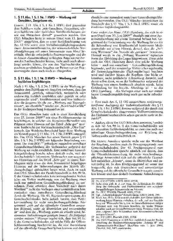 Vorschauseite 6: Publikumswerbeverbote - jüngere Rechtsprechung und Tendenzen