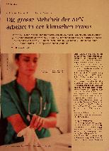 Vorschauseite 1: Die große Mehrheit der APN arbeitet in der klinischen Praxis.