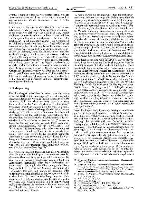 Vorschauseite 4: Werbung für ein (noch) nicht zugelassenes Arzneimittel in Kapitalmarktinformationen