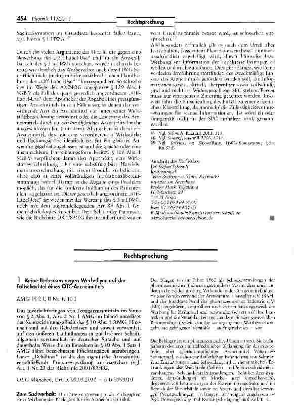 Vorschauseite 5: Fachkreiswerbung mit Informationen außerhalb der Fachinformation
