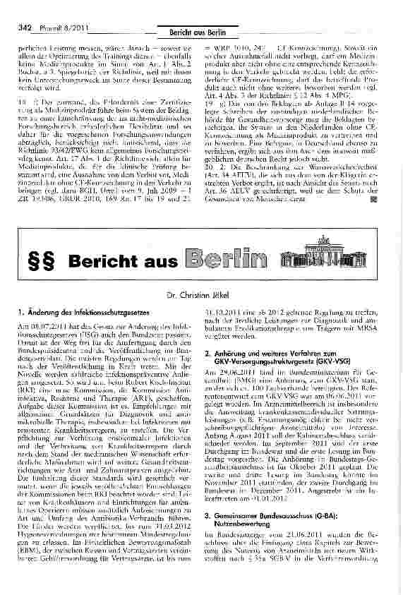 Vorschauseite 3: Auslegung des Begriffs „Medizinprodukt -Messgerät