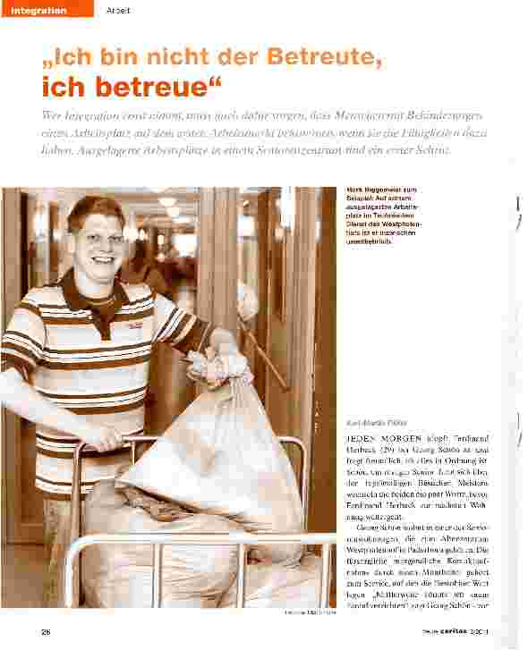 Vorschauseite 1: „Ich bin nicht der Betreute, ich betreue