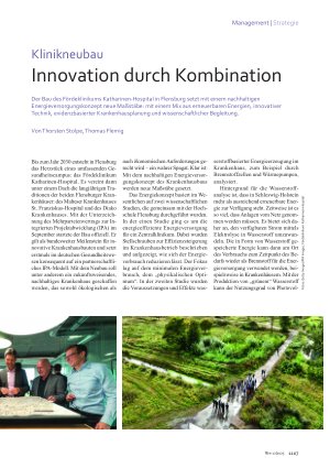 Vorschauseite 2: Klinikneubau Innovation durch Kombination