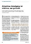 Vorschauseite 1: Attraktiver Arbeitgeber ist nicht nur, wer gut zahlt.