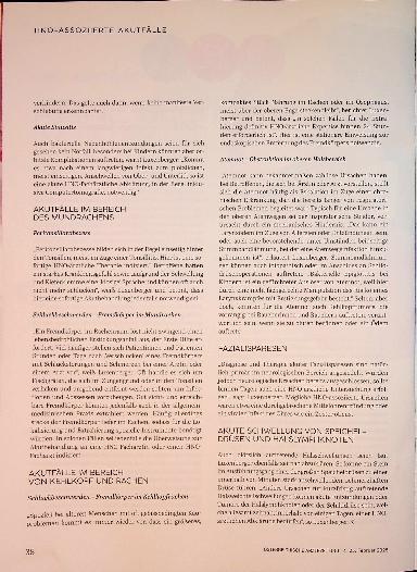 Vorschauseite 3: HNO-Assoziierte Akutfälle Keine Seiltenheit im Praxisalltag