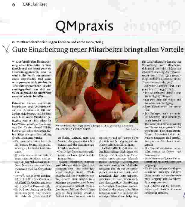 Vorschauseite 1: Gute Mitarbeiterbeziehungen fördern und verbessern, Teil 5 Gute Einarbeitung neuer Mitarbeiter bringt allen Vorteile