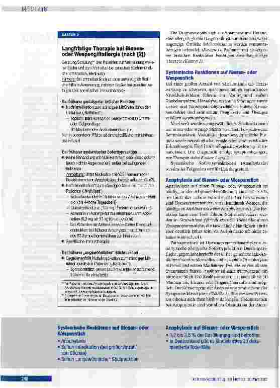 Vorschauseite 3: Insektenstiche