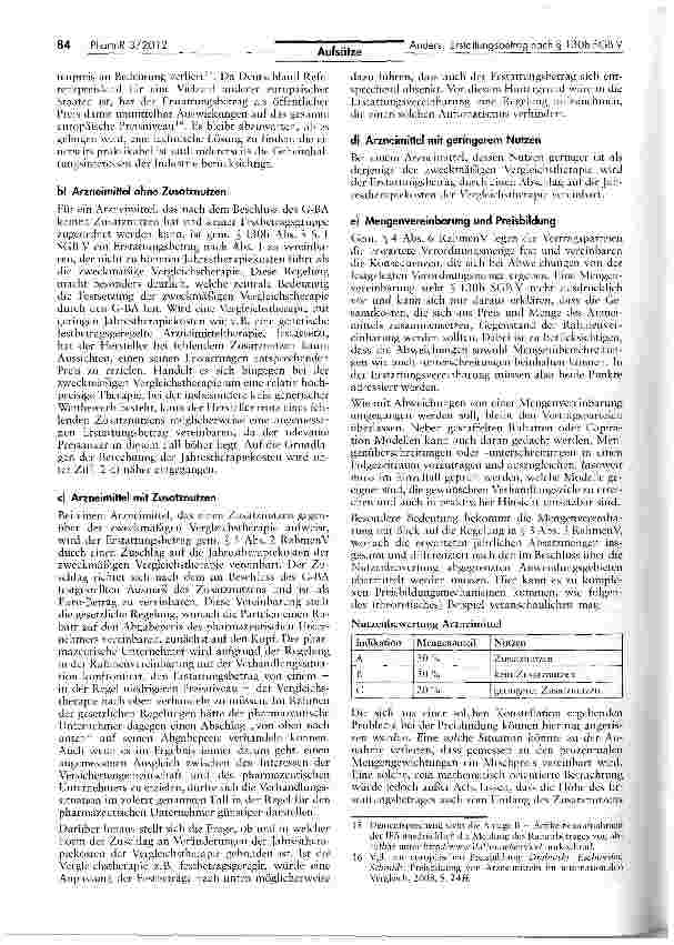 Vorschauseite 4: Die Vereinbarung des Erstattungsbetrages nach § 130b SGB V