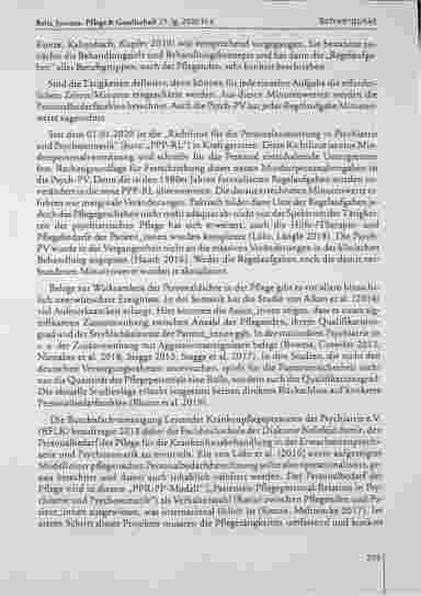 Vorschauseite 3: Die Tätigkeiten der Pflege in der Kölner Erwachsenenpsychiatrie und Psychosomatik - ein Update