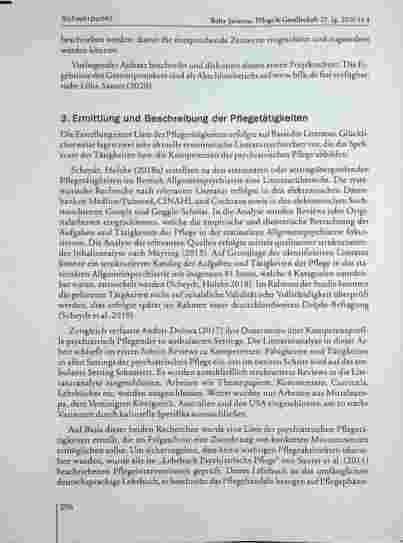 Vorschauseite 4: Die Tätigkeiten der Pflege in der Kölner Erwachsenenpsychiatrie und Psychosomatik - ein Update