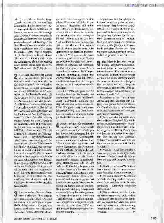 Vorschauseite 2: Arztlich unterstützte Priorisierung ist notwendig und hilfreich