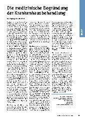 Vorschauseite 1: Die medizinische Begründung der Krankenhausbehandlung
