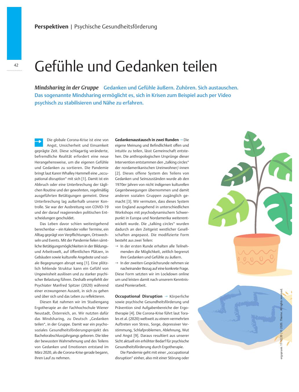 Vorschauseite 1: Gefühle und Gedanken teilen - Mindsharing in der Gruppe