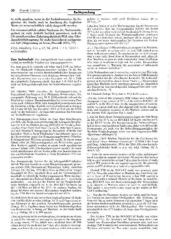 Vorschauseite 2: Werbung mit Studienergebnissen