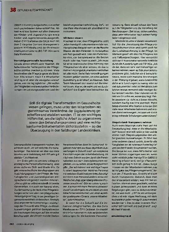 Vorschauseite 2: Pflegeleistungen sichtbar machen