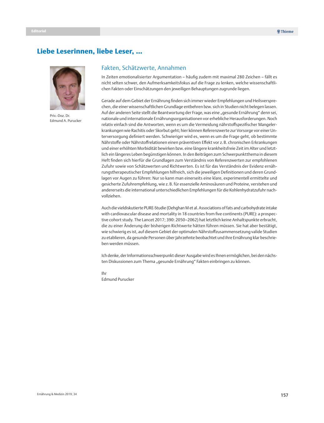 Vorschauseite 1: Liebe Leserinnen, liebe Leser, …