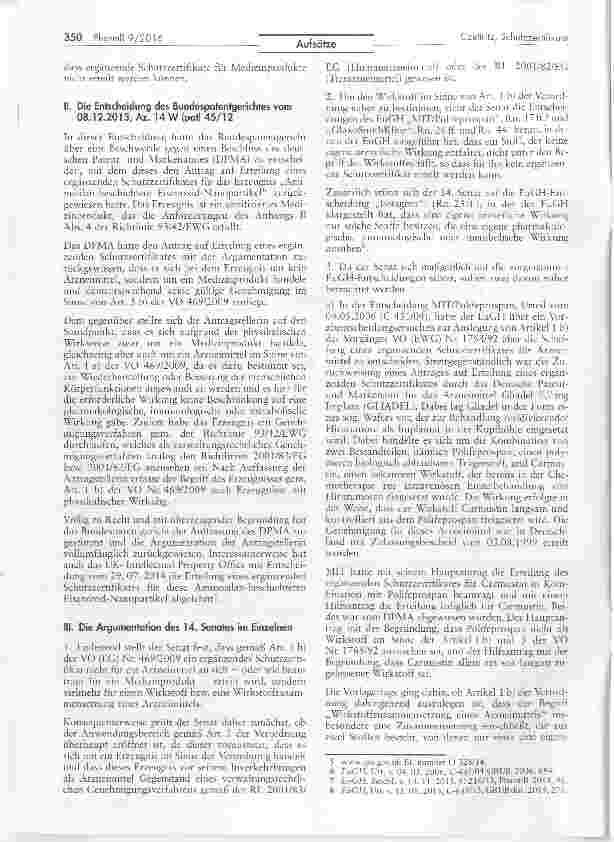 Vorschauseite 2: Schutzzertifikate auch für Medizinprodukte?