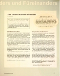 Vorschauseite 2: Praktiken des Miteinanders und Füreinanders The text is already correctly spelled.