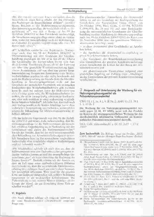 Vorschauseite 6: Umsatzsteuerrechtliche Behandlung von Preisabschlägen bei Arzneimitteln
