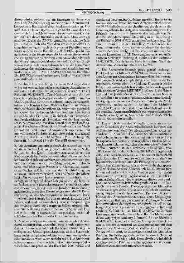 Vorschauseite 4: Medizinprodukt-Arzneimittel-Kombination (Paclitaxel freisetzender Stent)Vorabentscheidungsersuchen