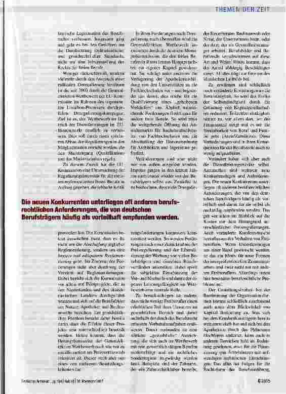 Vorschauseite 3: Chancen auch in der globalisierten Welt