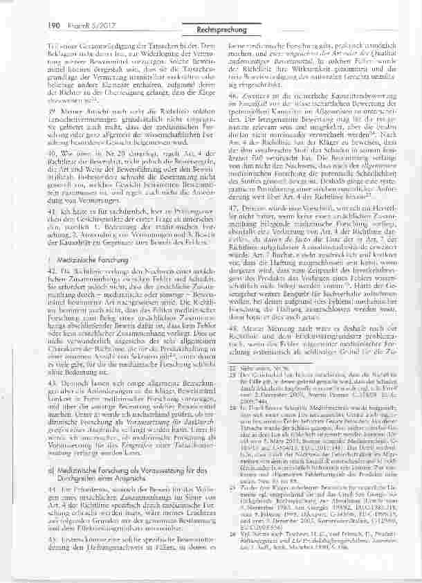Vorschauseite 6: Haftung für fehlerhafte Produkte - Impfung gegen Hepatitis B