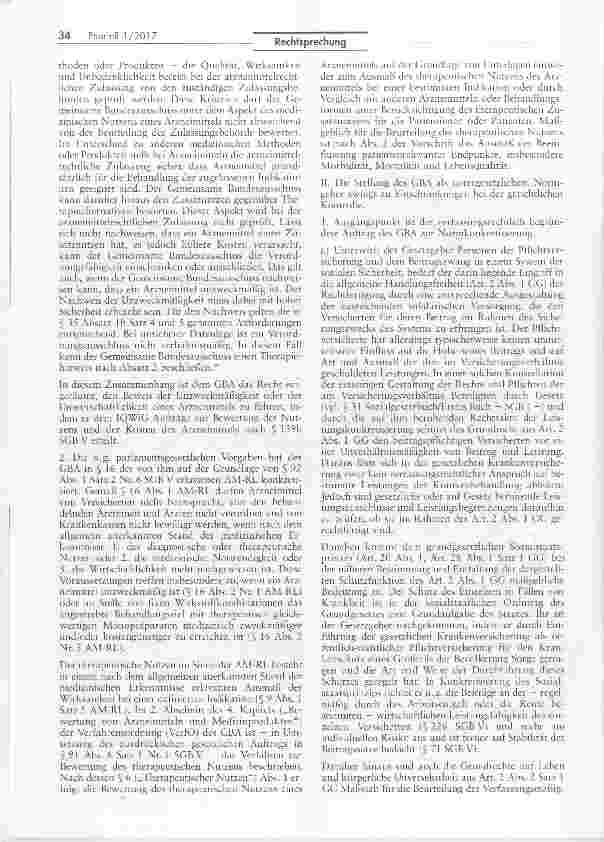 Vorschauseite 4: Verordnungsausschluss eines Arzneimittels wegen Unzweckmäßigkeit