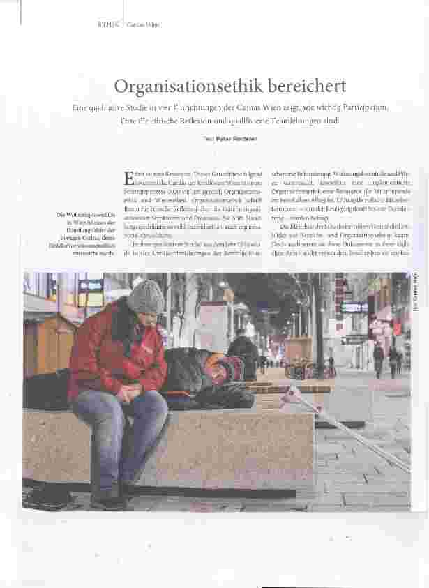 Vorschauseite 1: Organisationsethik bereichert