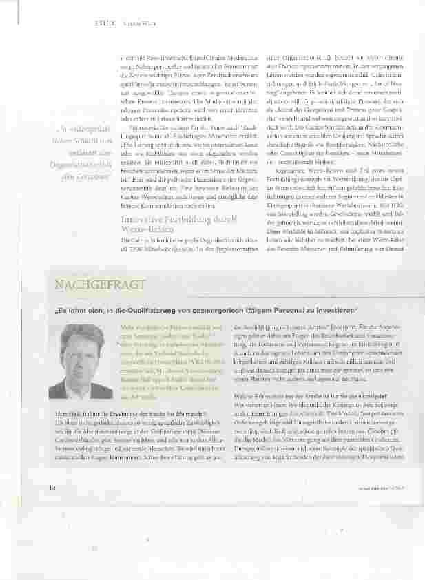 Vorschauseite 3: Organisationsethik bereichert