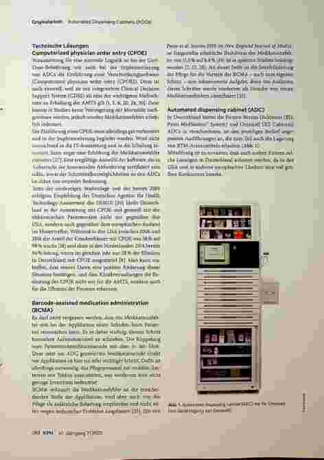Vorschauseite 2: Automated Dispensing Cabinets (ADCs) als Ergänzung der Unit-Dose-Belieferung