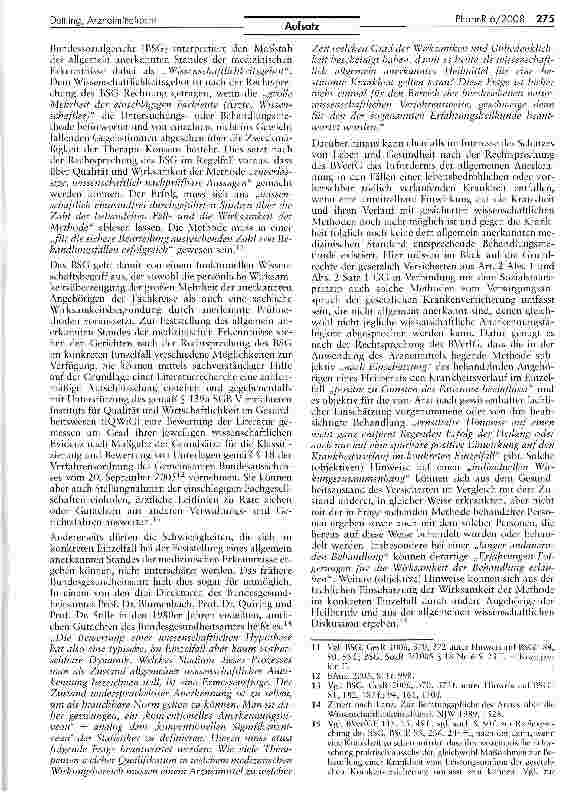 Vorschauseite 3: Wissenschaftlichkeit im Arzneimittelrecht- — Zum Begriff des jeweils gesicherten Standes der wissenschaftlichen Erkenntnisse — (Teil 1)