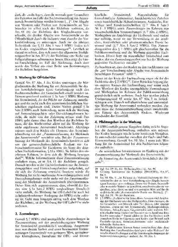 Vorschauseite 5: Das Arzneimittelwerberecht nach der Gintec-Entscheidung des EuGH