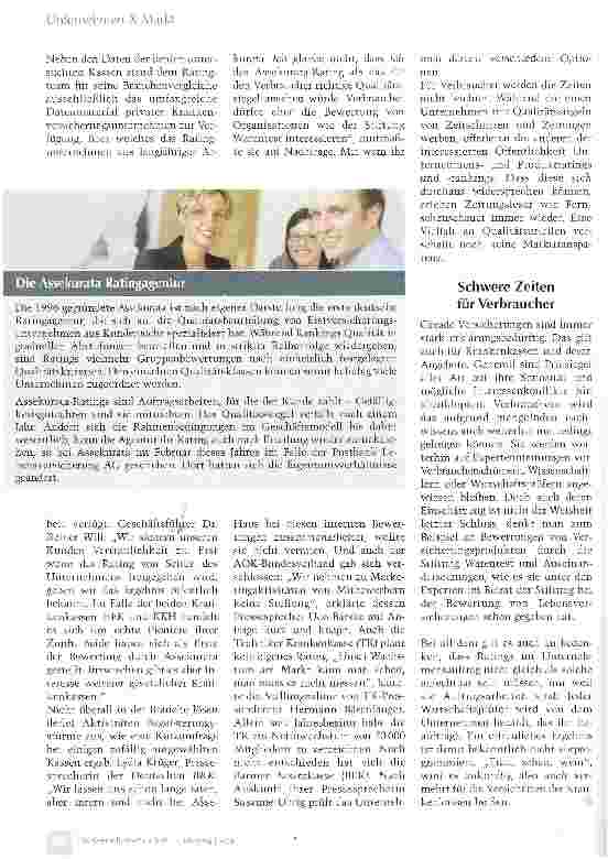 Vorschauseite 3: Die Kassen werben mit neuen Mitteln
